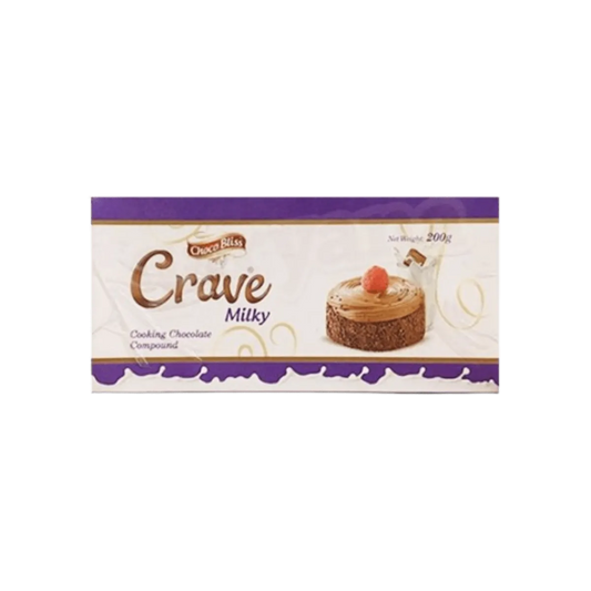 Choco Bliss Crave Milky Cooking Chocolate 200g