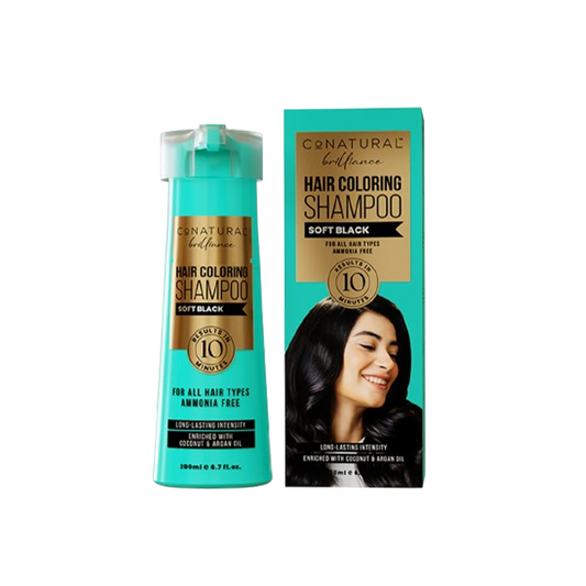 Co Natural Hair Coloring Shampoo (Soft Black)