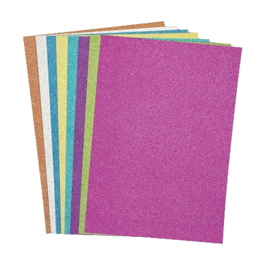 Assorted Glitter Card 8 Sheet
