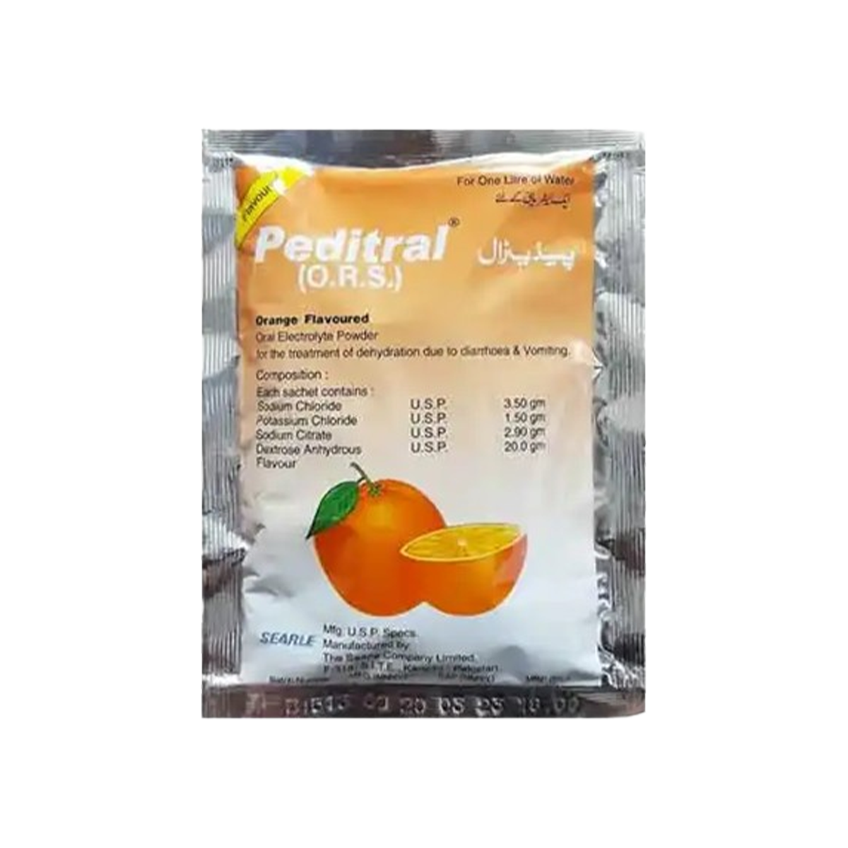 Peditral ORS Orange Sachet