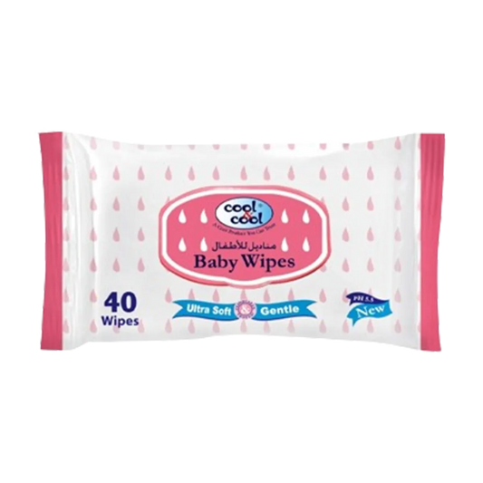 Cool & Cool Baby Wipes 40p