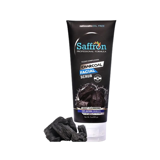 Saffron Charcoal Facial Scrub 200gm