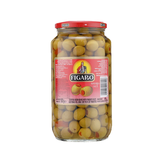 Figaro Green Olives Stuffed 935g