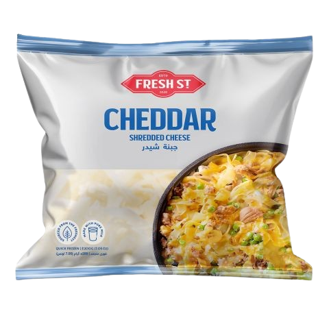 Fresh st cheddar shredded cheese 200gm