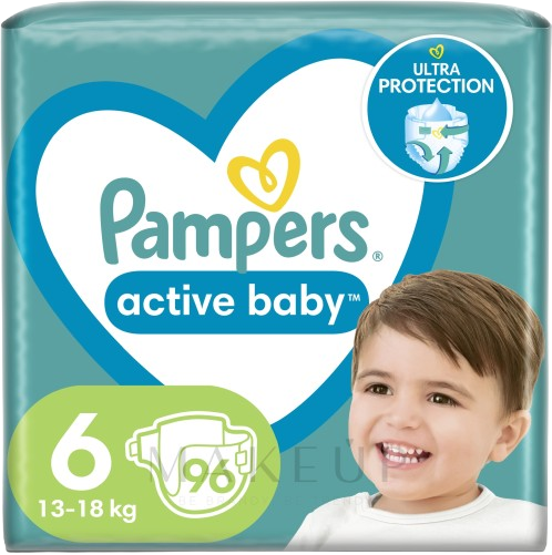 Pampers Active Baby Rozmiar 13-18 kg 96s