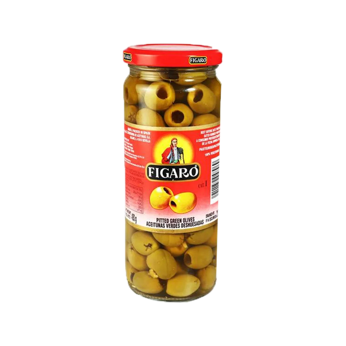 Figaro Green Olives Stuffed 340g
