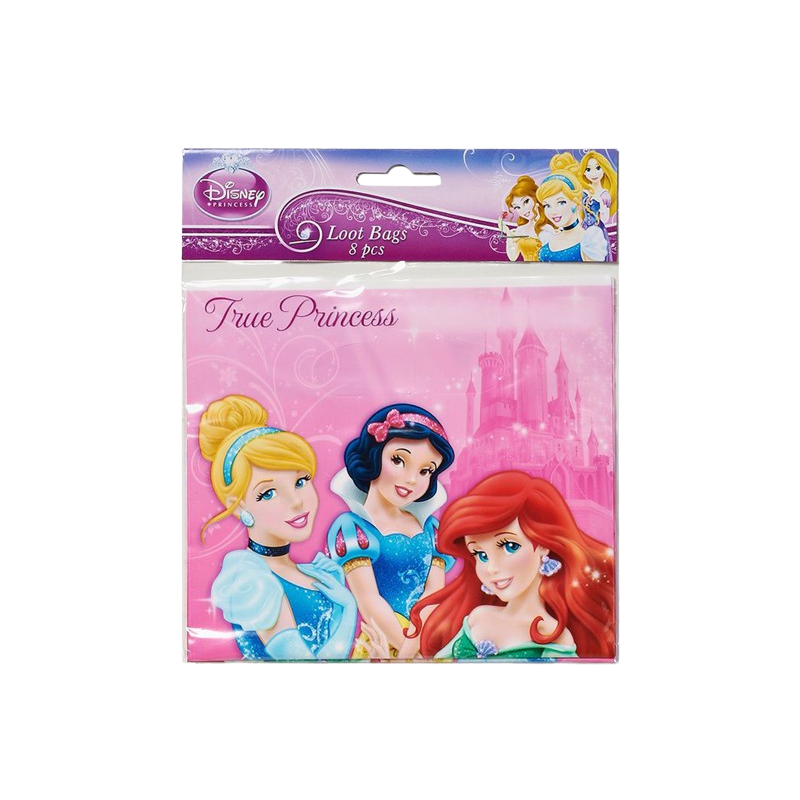 Disney Princess Treat Loot Bags 8/ct