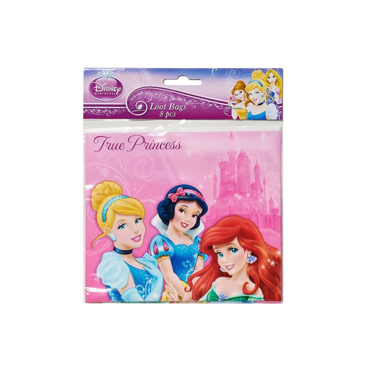 Disney Princess Treat Loot Bags 8/ct
