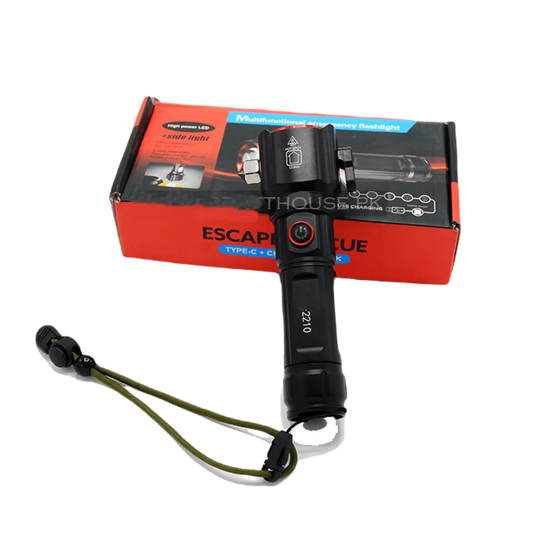 ESCAPE RESCUE ULTRA BRIGHT LONG RANGE FLASHLIGHT WITH MULTI OPTIONS
