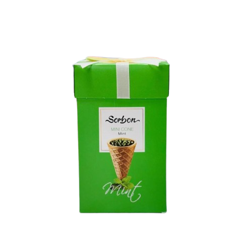 Sorbon Mini Cone Mint 200g