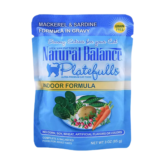 Natural Balance Cat Pouch Indoor mackerel 85g