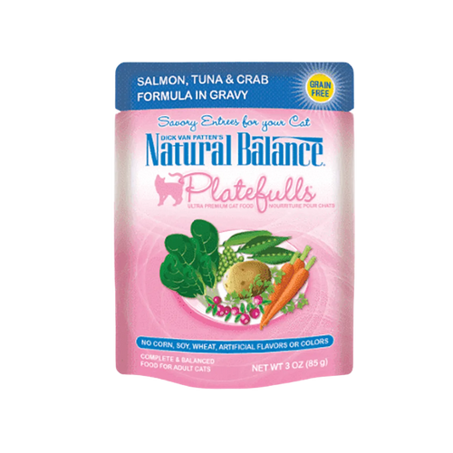 Natural Balance Platefulls Cat Salmon Tuna & Crab in