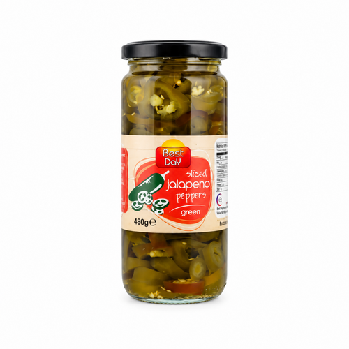 Best Day Jalapeno Peppers Slice 480g