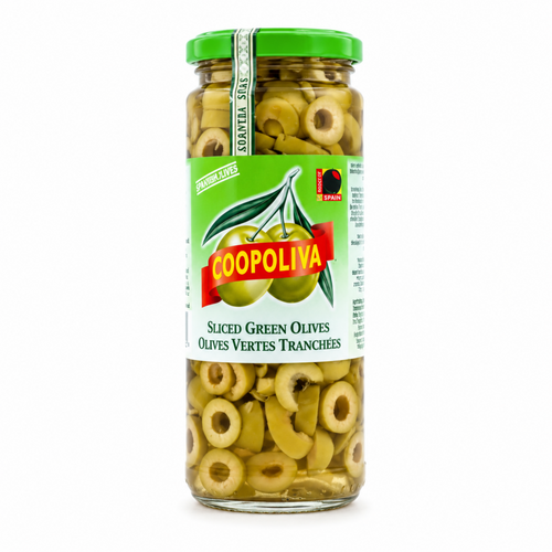 Coopoliva Olive Green Slice 345G