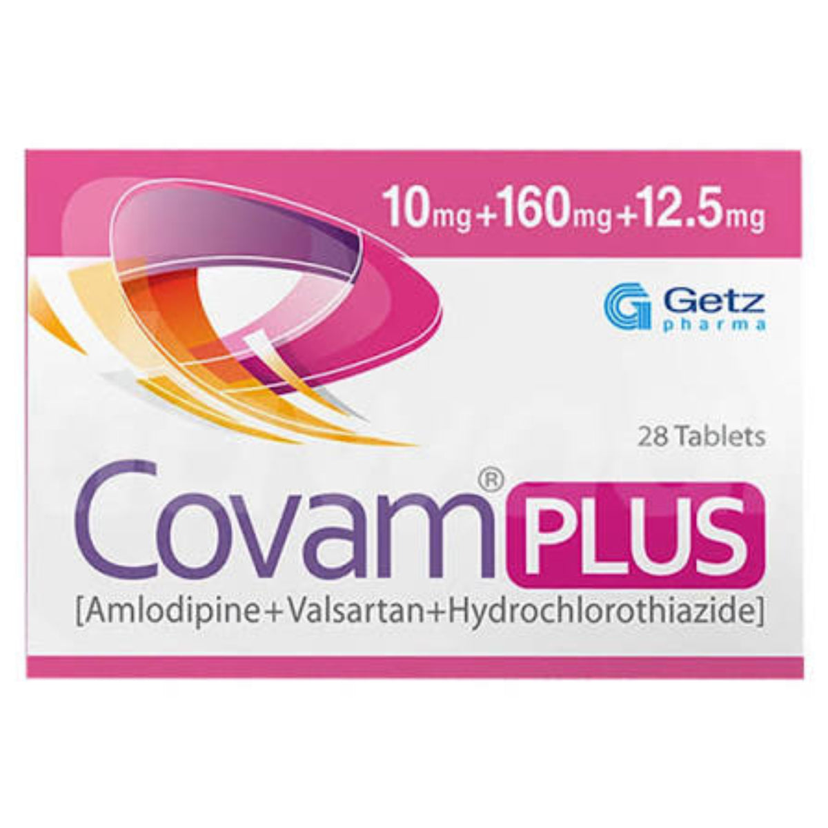 Covam Plus 10mg/160mg/12.5mg Tablets 28s