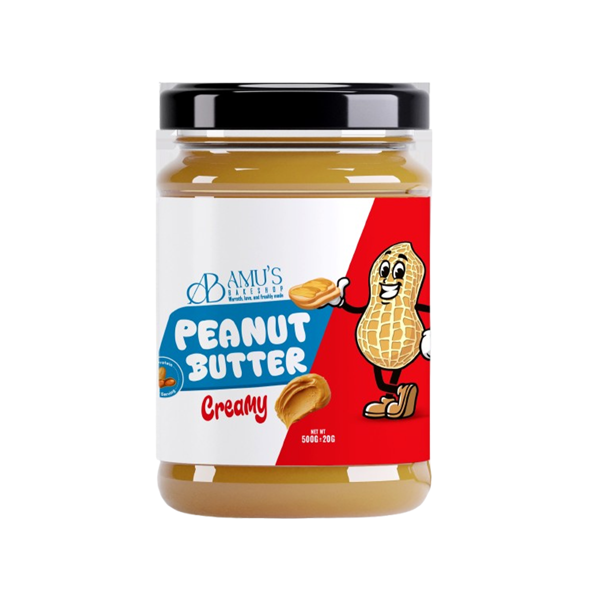 Amus Peanut Butter Chunky 500g