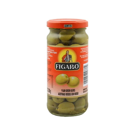 Figaro Green Olives Plain 240g