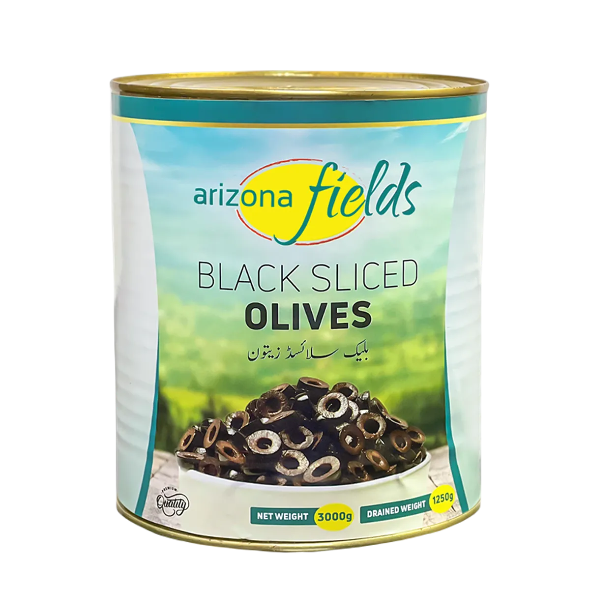 Arizona Fields Black Olives Sliced 3kg