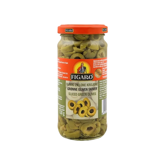 Figaro Green Olive Sliced 240g