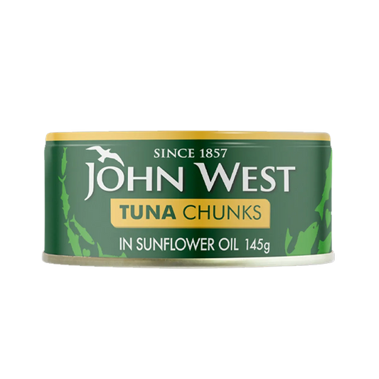 John West Tuna Chunks in Sunflower Oil 145g