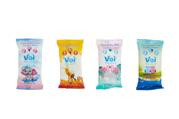POCKET WET WIPES KIDS 15 PCS | Smile Voi