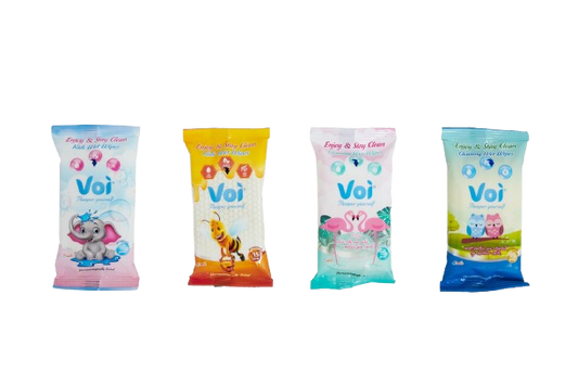 POCKET WET WIPES KIDS 15 PCS | Smile Voi