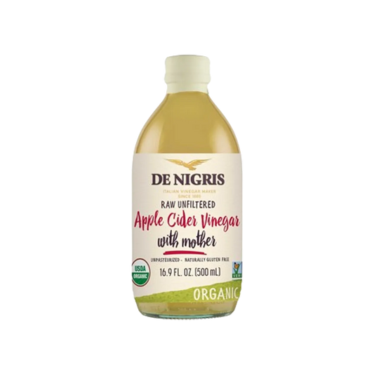 De Nigris Organic Vinegar, Apple Cider Unfiltered 500ml