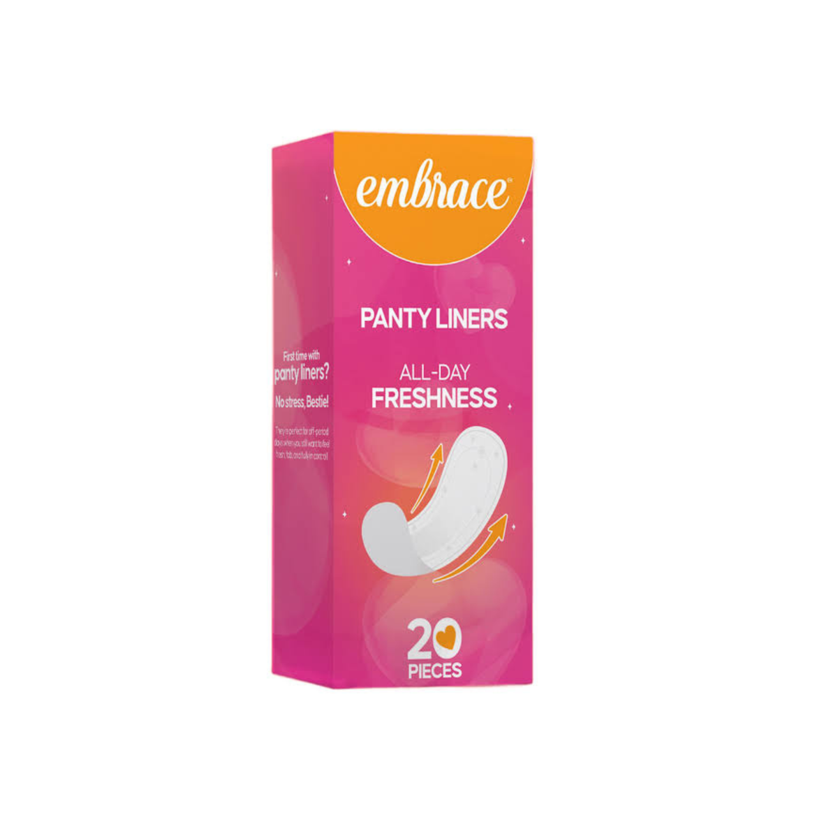 Embrace Daily Fresh Panty Liners - 20 Pack