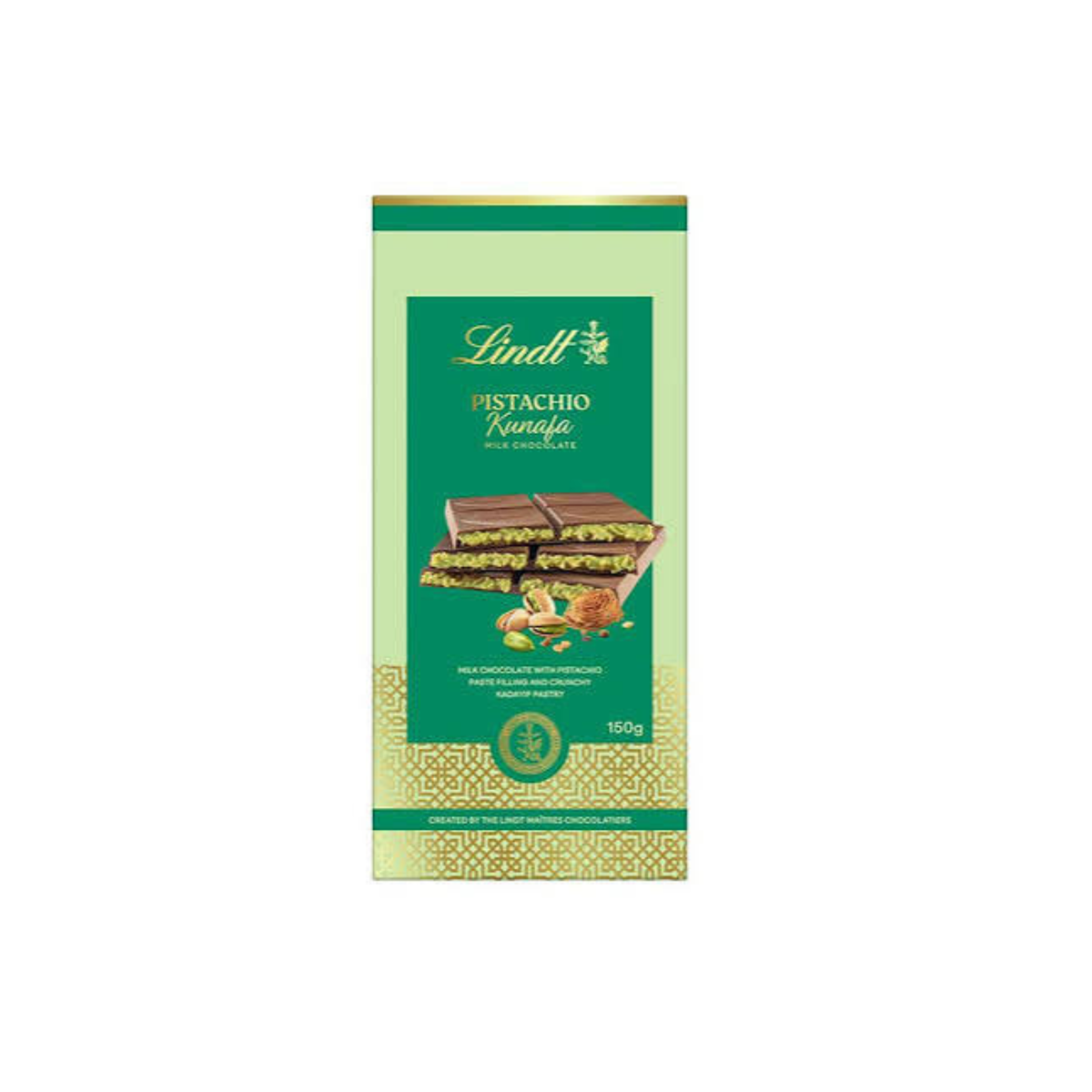 Lindt Excellence Pistachio Kadayif Milk Chocolate Bar - 150g