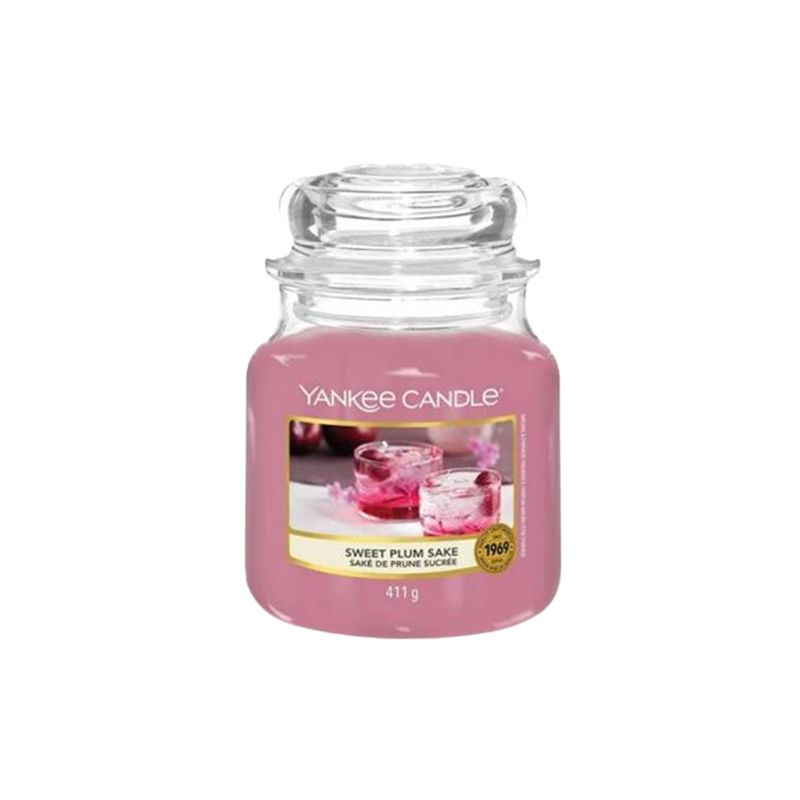 Yankee Candle Classic Medium Jar Sweet Plum Sake 411G