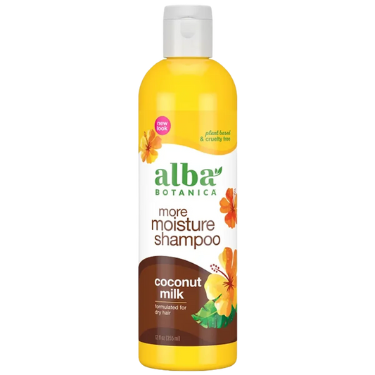 Alba Botanica Shampoo Sulfate Free Mega Moisture Coconut Milk Dry