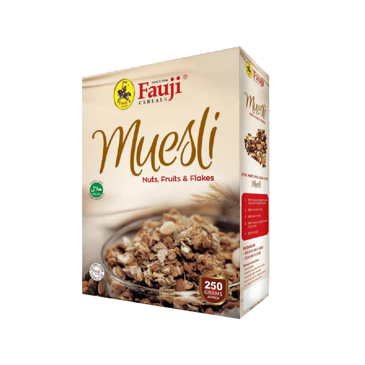 Fauji Muesli Nuts,Fruit & Flakes 250g