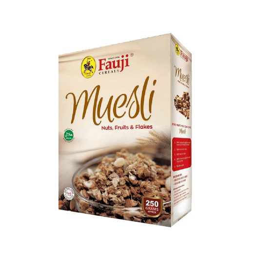 Fauji Muesli Nuts,Fruit & Flakes 250g