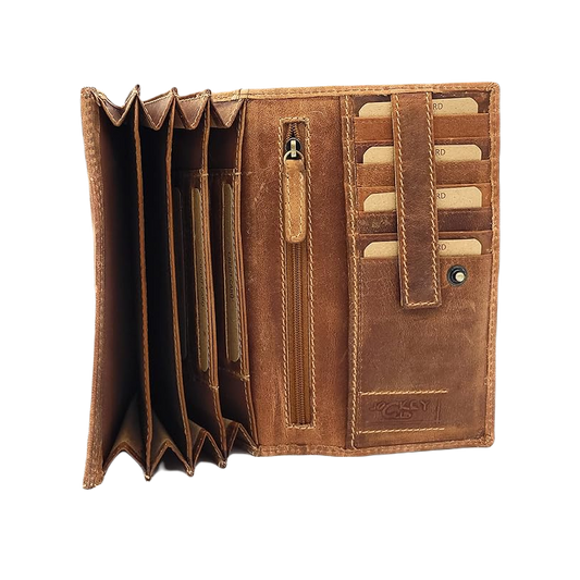 Jockey Leather Wallet IML-J-448 Brown