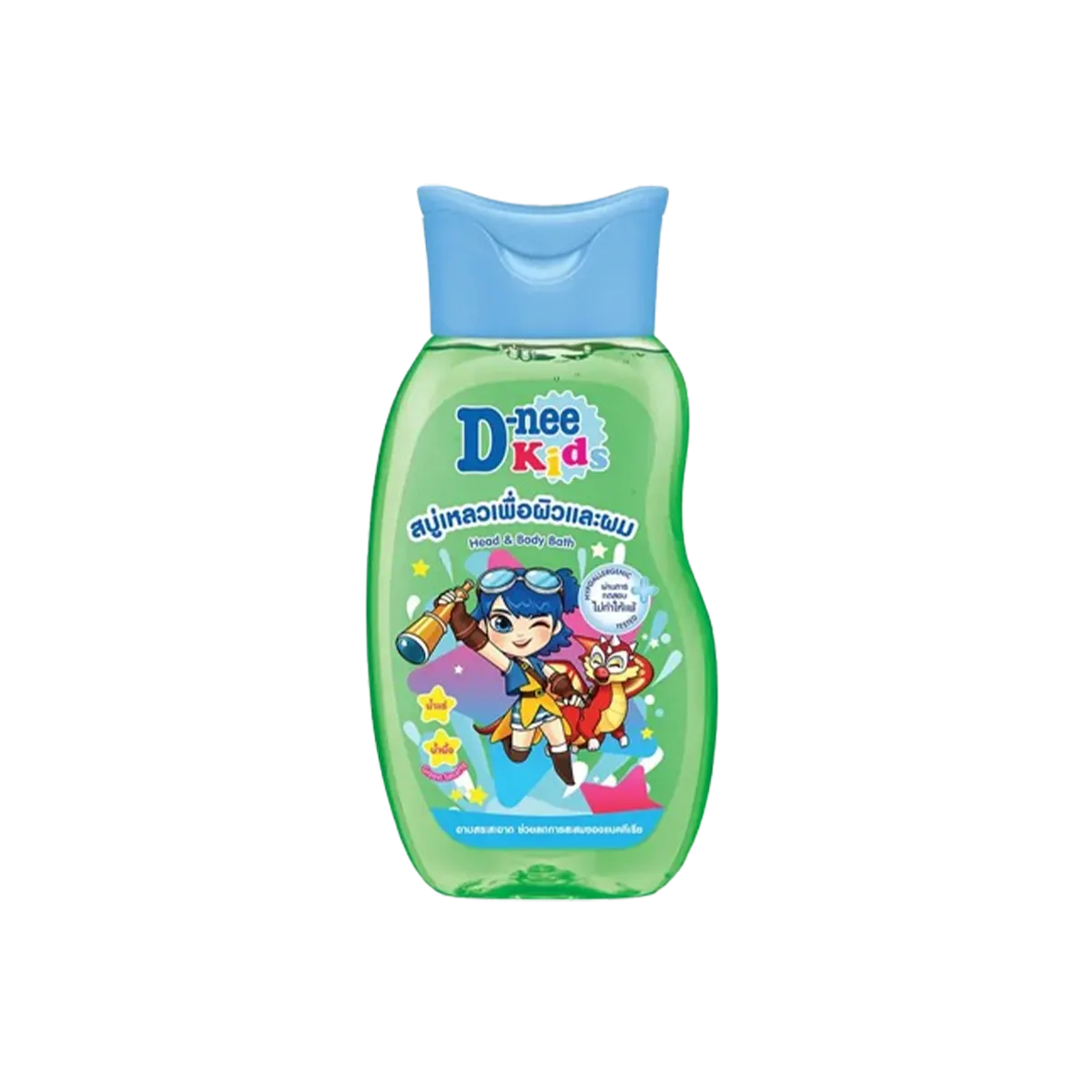 D-nee Kids Head & Body Bath Green Smarty 200ml
