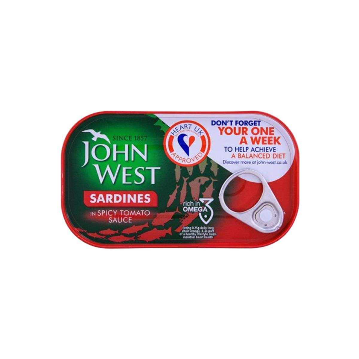 John West SARDINES (Tomato,Spicy,120g)