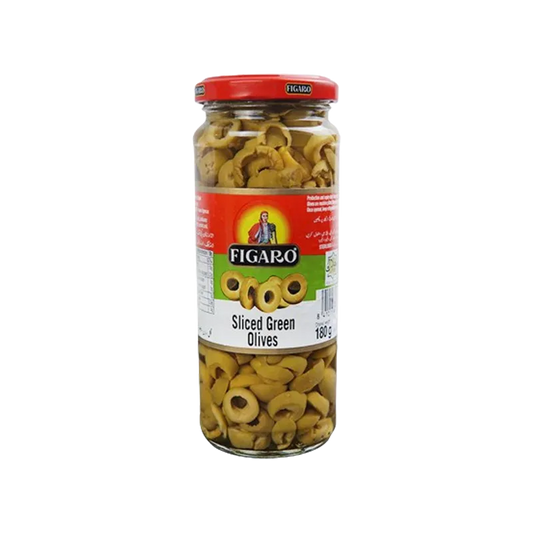 Figaro Green Olives Sliced 340g