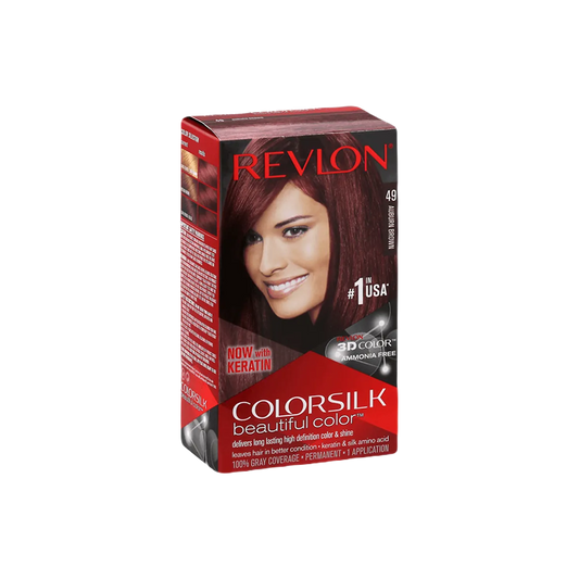 Revlon Color Silk 49 Auburn Brown Hair Color