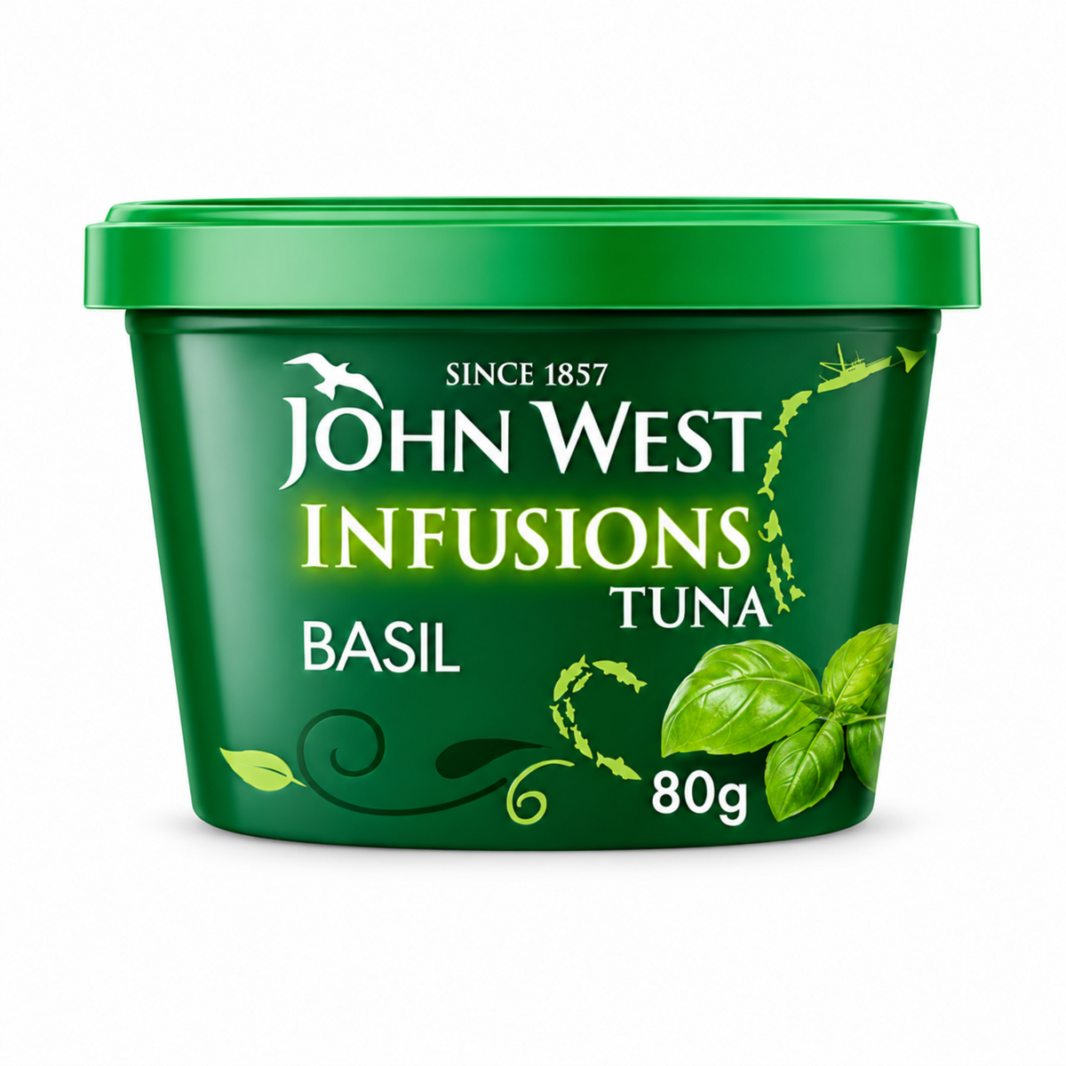 John West Infusions Tuna Basil 80g