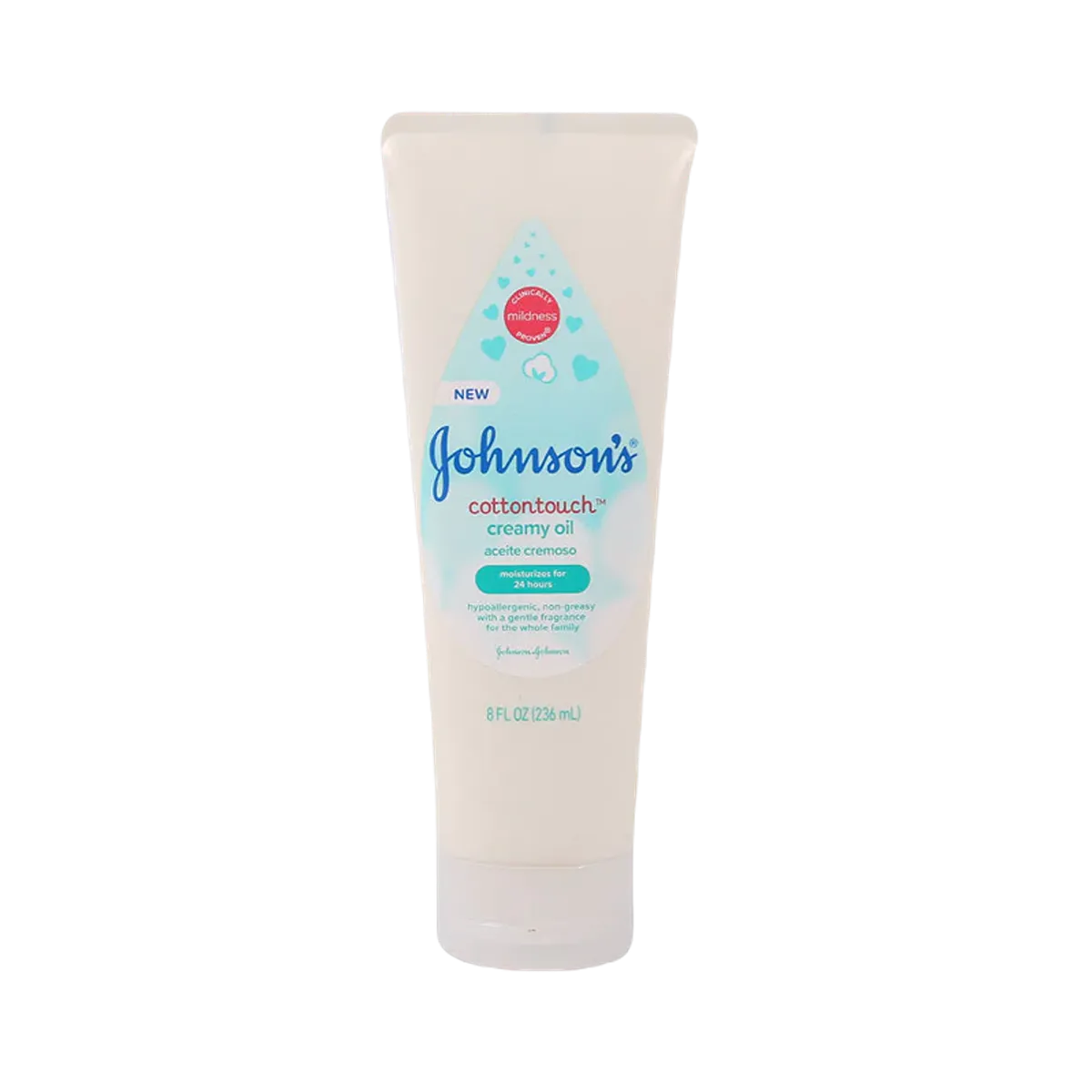 Johnsons Cotton Touch Creamy Oil 236ml