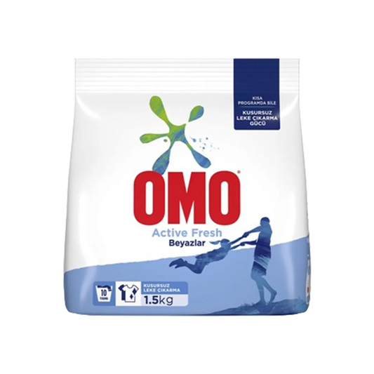 OMO Auto Washing Powder Detergent Active Fresh 1.5 Kg