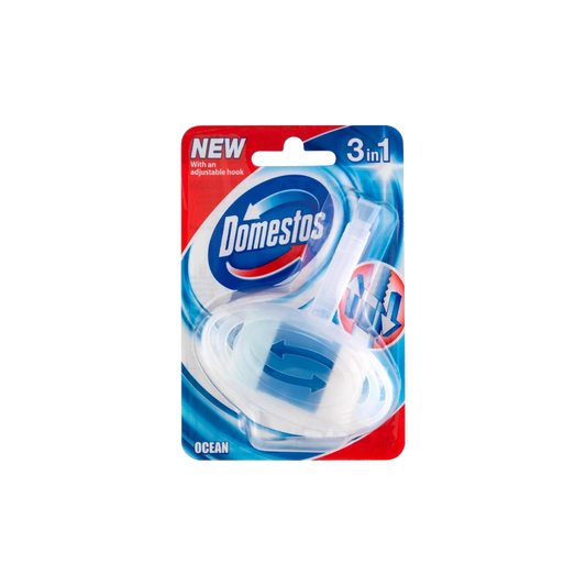 Domestos 3 In 1 Blue Rim Block 40G