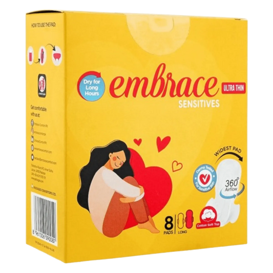 Embrace Pads Sensitive Maxi Extra Long 16 Pcssd