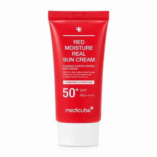 Medicube Red Moisturizing Sunscreen Cream Korean 50ml