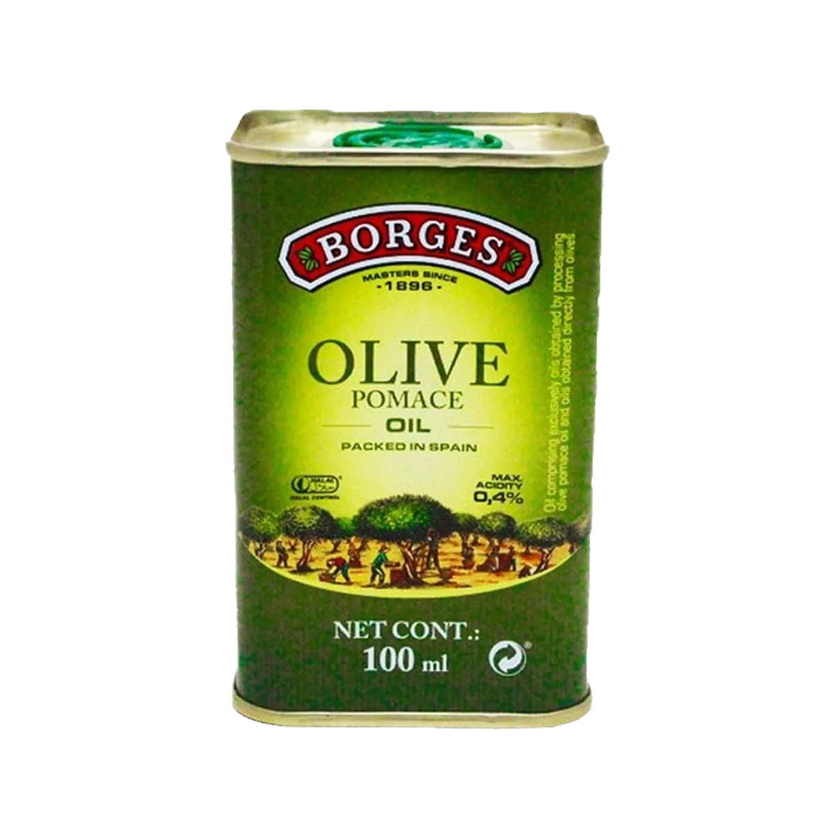 Borges Olive Oil Pomace Tin 100ml