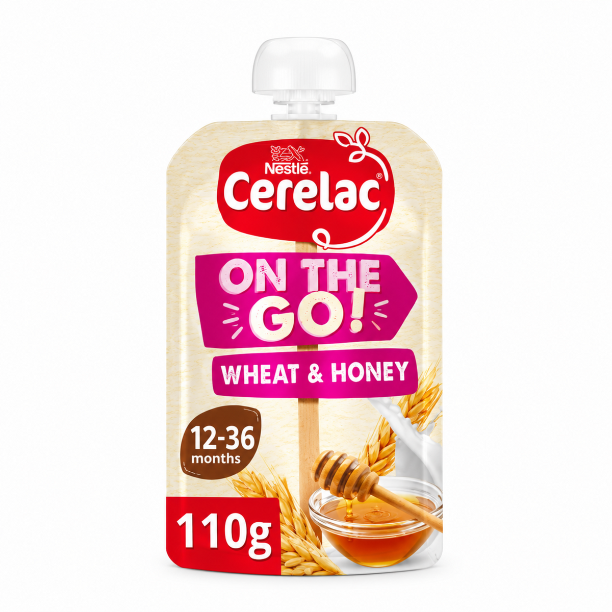 Nestlé Cerelac Wheat & Honey Infant Cereal 12M+ Pouch 110g