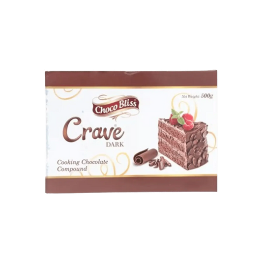 Choco Bliss Crave Dark Cooking Chocolate 500g