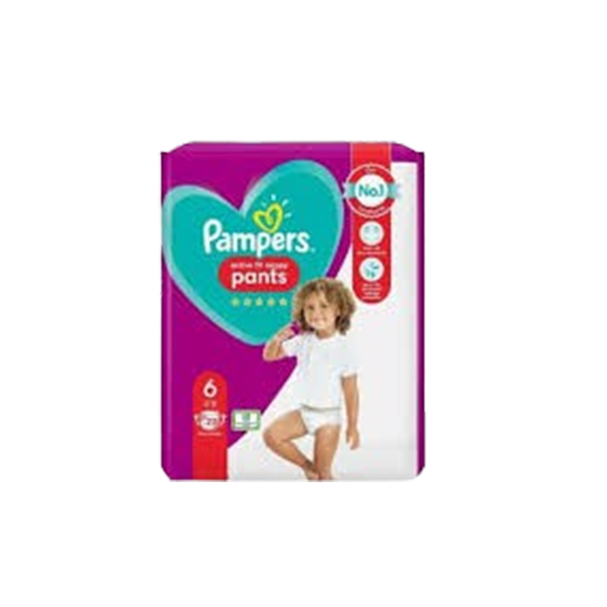 Pamper Active Fit 6 No 40pcs