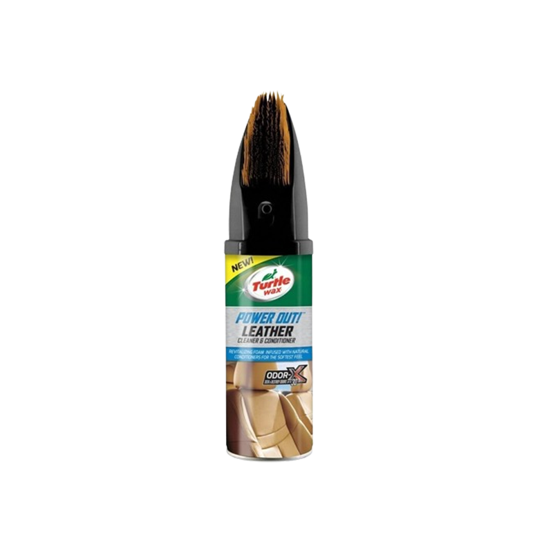 Turtle Wax Power Out Leather Cleaner & Conditioner 400ml