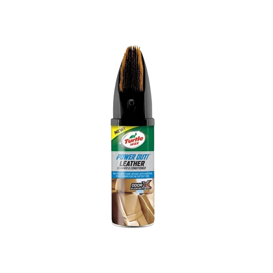 Turtle Wax Power Out Leather Cleaner & Conditioner 400ml